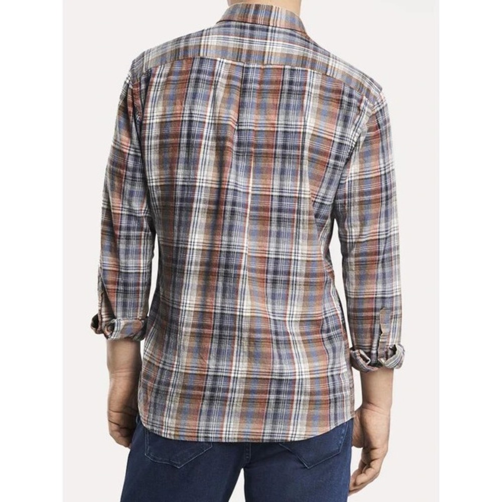 Peter Millar Mountainside Juno Dunes Multi Plaid Sport Shirt Button Up Size XXL - Picture 4 of 10